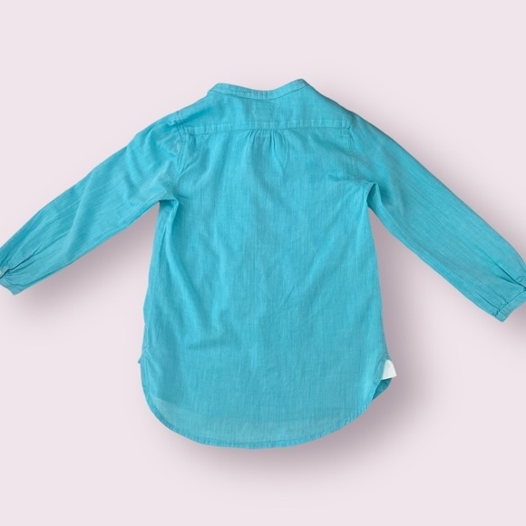 ☀️ JCREW Crewcuts “linen” like top 4-5 - Picture 2 of 6